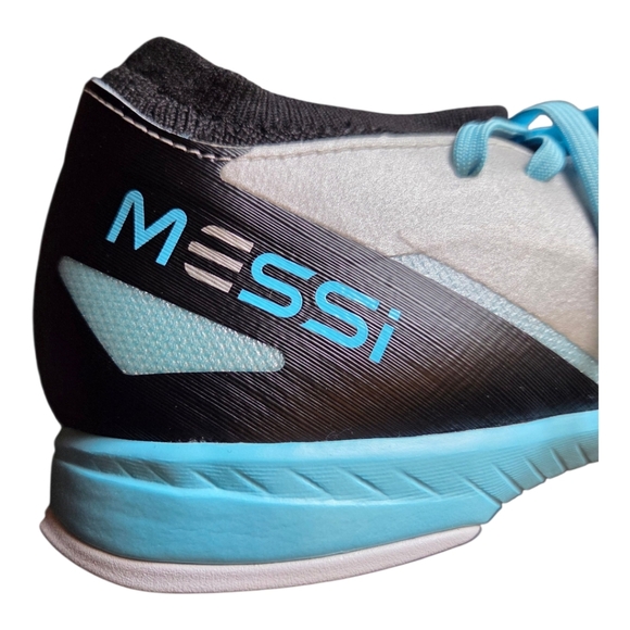 Adidas Blue and Black Messi Craxy Fast Athletic Shoes Sleek Design Size 10 - Picture 2 of 8